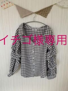 ギンガムチェック ブラウス トップスのサムネイル