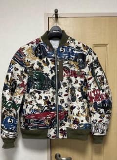 sacai Car Race Tropical Print Blouson - メルカリ