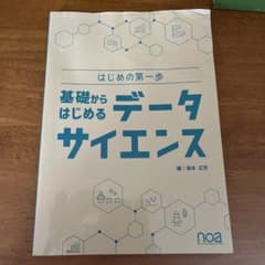 基礎からはじめるデータサイエンス 編：保坂正芳 出版社：noa 日本語のサムネイル
