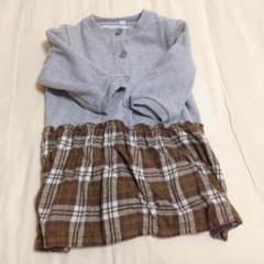 MUJI 秋冬ワンピース 80㎝のサムネイル