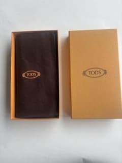 TOD’S トッズ 長財布 ネイビー 本革 ラウンド 箱付のサムネイル