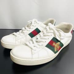 イ*オ様 GUCCI グッチ スニーカー エース 26〜27cmサイズ 靴紐新品 イ*オ様 GUCCI グッチ スニーカー エース 26〜27cmサイズ 靴紐新品