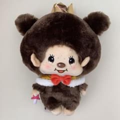 新品　未使用　モンチッチ　アニバーサリーBIGぬいぐるみ　王冠のサムネイル