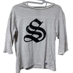 STUSSY グレー 七分袖カットソー Sのサムネイル