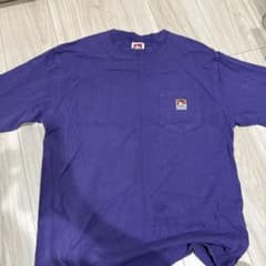 BEN DAVIS ポケットTシャツ パープル Lサイズのサムネイル