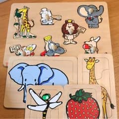 送料込みに変更しました☆家庭保育園パズルのサムネイル