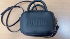 FURFUR 블랙 미니 숄더백