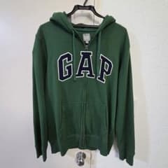 GAP ギャップ アーチロゴ フルジップパーカー　 Lサイズのサムネイル