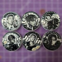 BTS キャラクター ビーズパーツ 6個セットのサムネイル