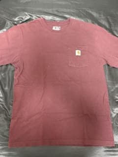 Carhartt ポケットTシャツ バーガンディMサイズのサムネイル