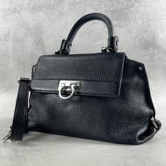 極美品✨ フェラガモ ソフィア 2way ミニ ハンドバッグ ショルダー 鞄 