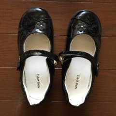 ナインウェストNINE WEST キッズ黒フォーマルシューズ 18.5㎝のサムネイル