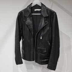 NONNATIVE 비 네이티브 라이더스 재킷 1 블랙 가죽 소가죽