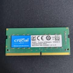 crucial 8GB DDR4-2666 SO-DIMM メモリのサムネイル