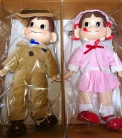 Modern Peko-chan and Poco-chan figures/dolls by Fujiya