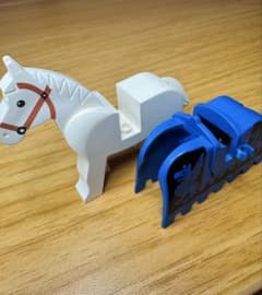 LEGO 馬 フィグ用 ドラゴン紋章付き馬鎧セットのサムネイル