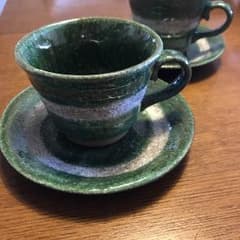 和のコーヒーカップ&ソーサー ペアのサムネイル