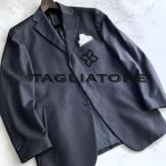 タリアトーレ【ブートニエール 希少ボタン 美品】テーラードジャケット カモフラ XXL相当【極美品】タリアトーレ ミニマル比翼 グレーテーラード