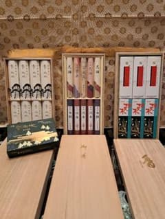沈檀(沈香白檀)お線香４点「薫寿堂・三村松・梅栄堂・玉初堂※廃盤旧型」のサムネイル