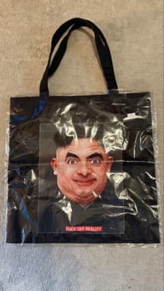 激レア海外限定！ミスタービーン×金正恩 Mr.Bean 北朝鮮 トートバッグ 