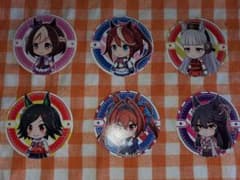 ウマ娘　まんまる焼き　シール6種のサムネイル