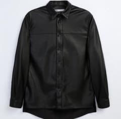 ZARA レザーシャツのサムネイル