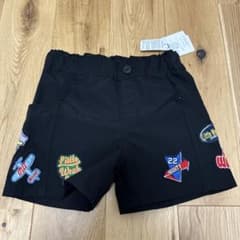 新品　リトルウィークエンド　ハーフパンツ　ブラック　110
