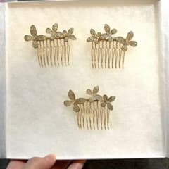 ANNAN WEDDING バタフライ ヘアコーム 3点セットのサムネイル