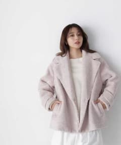 NATURAL BEAUTY BASIC ボアコート　ボアハーフコート　コートのサムネイル