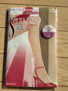 福助 STYLING満足 ストッキング L-LL サワーベージュのサムネイル