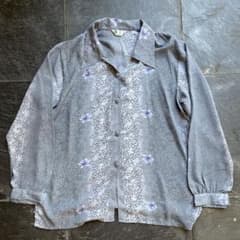 y2k グランジ 総柄 シャツ パンク アーカイブ ビンテージ 00s