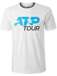 ☆ATP TOUR テニス半袖Tシャツ ホワイト Ｌサイズ☆新品☆希少！のサムネイル