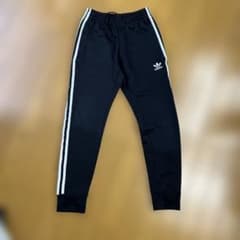 adidas 黒ジャージ XS サイドストライプのサムネイル