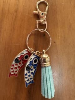 こいのぼりチャームとタッセル付きキーホルダーのサムネイル