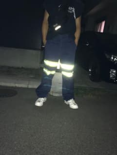 古着 リフレクターパンツ