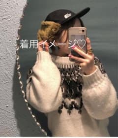 ノルディック　雪柄　セーターのサムネイル