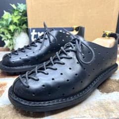 美品 trippenトリッペン GOLF ゴルフ 38レザーシューズ 美品✨trippen トリッペン ゴルフ Golf 38 パンチング レザー黒 - メルカリ