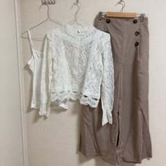 ウィルセレクション　レーストップス　ワイドパンツ　セットのサムネイル