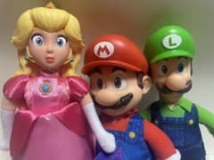 スーパーマリオギャラクシー　マリオ・ルイージ・ピーチ ぬいぐるみセット スーパーマリオギャラクシー マリオ・ルイージ・ピーチ ぬいぐるみ