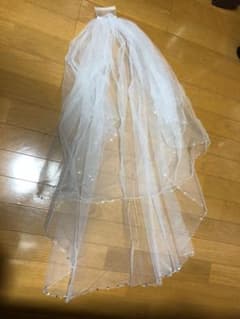 ショートベール　ヘッドコサージュおまけのサムネイル