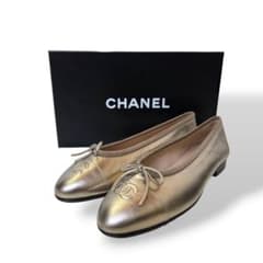 未使用 CHANEL G31293 PUMPS MET LAM GG パンプス|mercariメルカリ官方