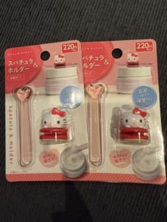 ハローキティ スパチュラ＆ホルダーのサムネイル