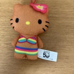 ハローキティ 50周年 マスコット ぬいぐるみのサムネイル