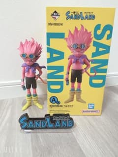 SANDLAND 이치 반 쿠지 피규어 로고 스탠드 세트