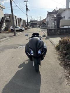 マットブラック スクーター LEDヘッドライトのサムネイル