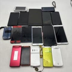 ぽ*け様 携帯 まとめ ガラケー8個 スマホ10個 ジャンク - メルカリ