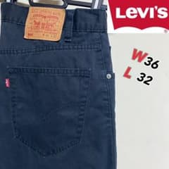 USED Levice リーバイス  チノ　ブラック　黒のサムネイル