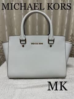 MICHAEL KORS マイケルコース　ホワイト　ハンドバッグ　ショルダーのサムネイル