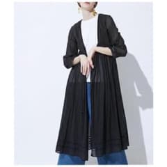ヌキテパ コットンボイルフロントガウン カシュクール2wayロング