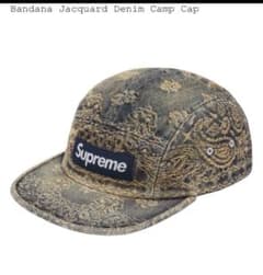 Supreme Bandana Jacquard Denim Camp Cap.のサムネイル